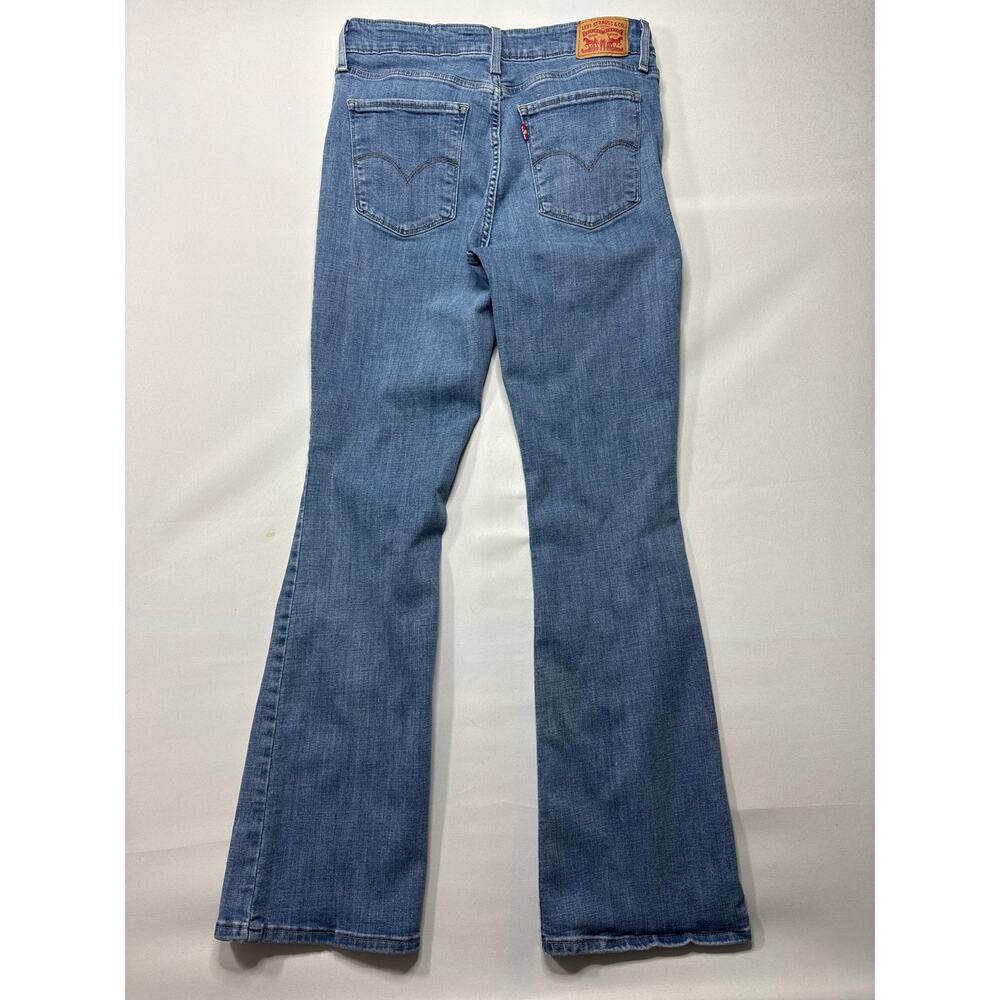 Levi's 725 Women's High Rise Bootcut Blue Jeans - Size 31x32 (30x30.5) - Picture 2 of 7
